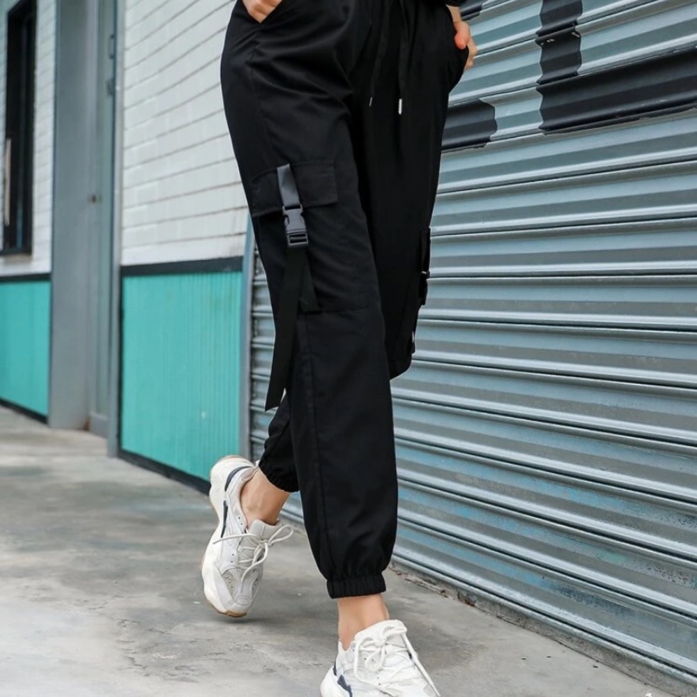 Black Cargo Pants